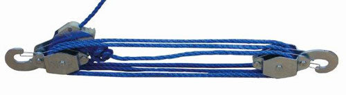 Universalflaschenzug mit Seil und Seilbremse Art. Nr. 4014-4069